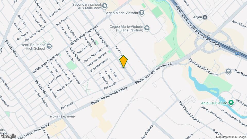 11458 Langelier Boul Map and Location Details