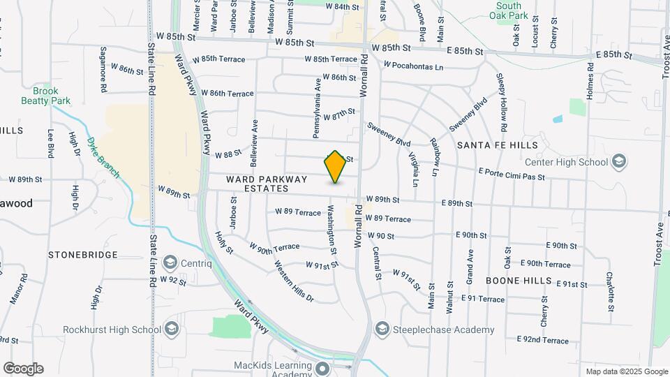 418 W 89th St Map and Location Details