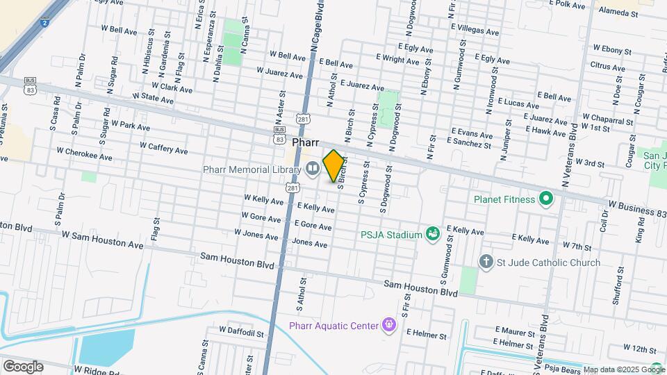 221 E Cherokee Ave Map and Location Details