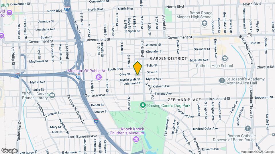 1805 Myrtle Walk St Map and Location Details