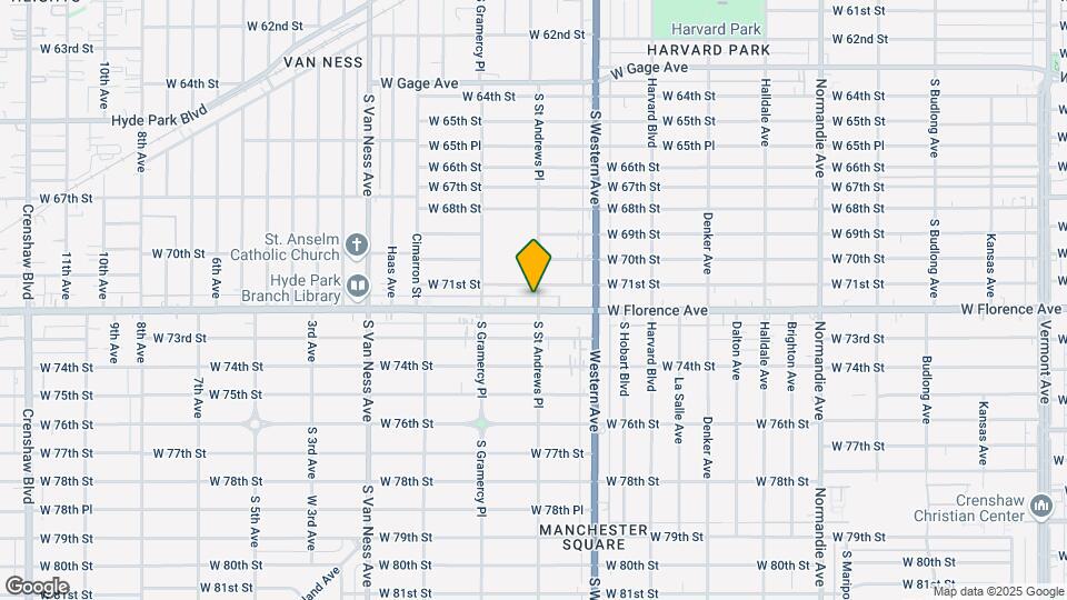 1901 W Florence Ave Map and Location Details