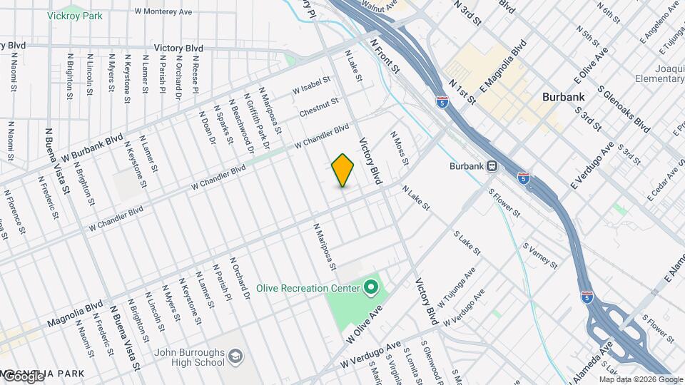 430 N Lomita St, Unit 428 Mapa y Detalles de la Ubicación