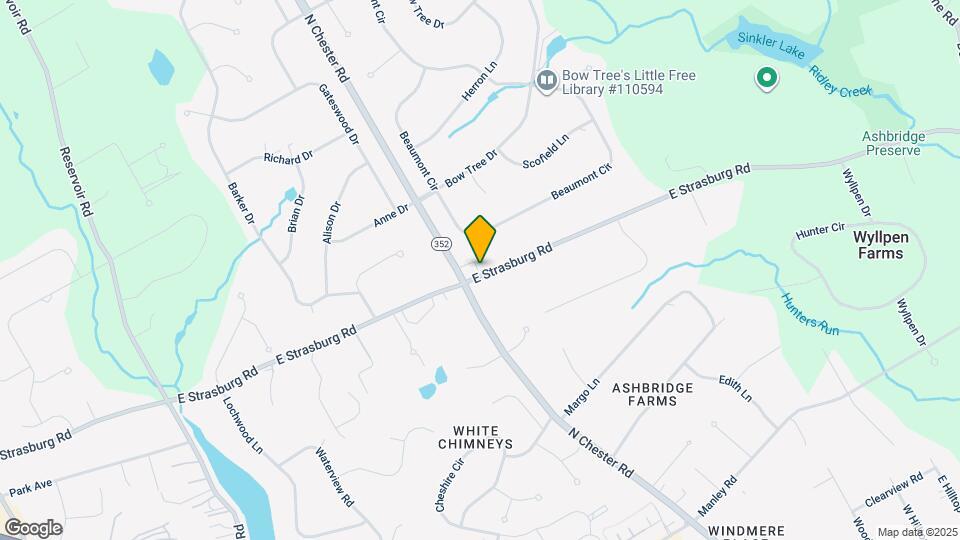1607 E Strasburg Rd, Unit 1st Floor Apt Map and Location Details