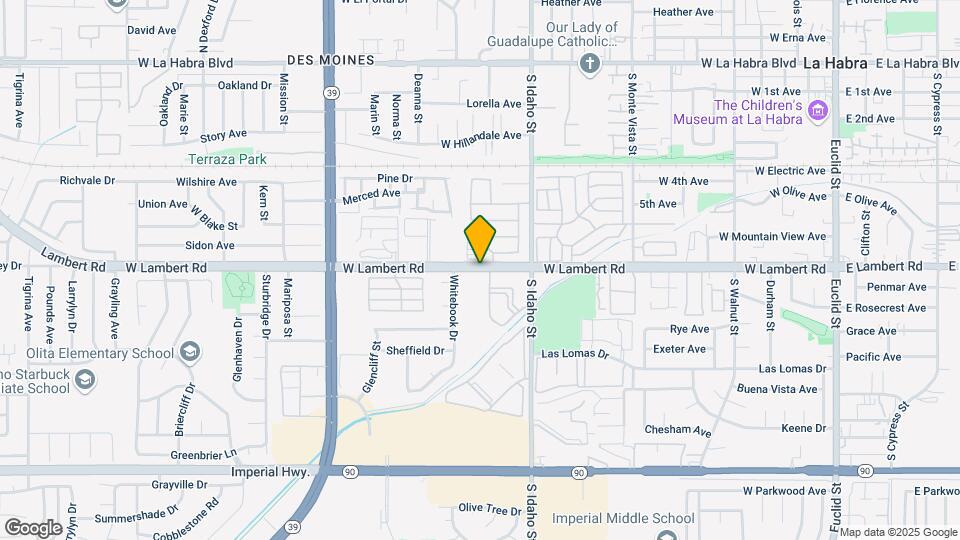 1410 W Lambert Rd, Unit 203 Map and Location Details