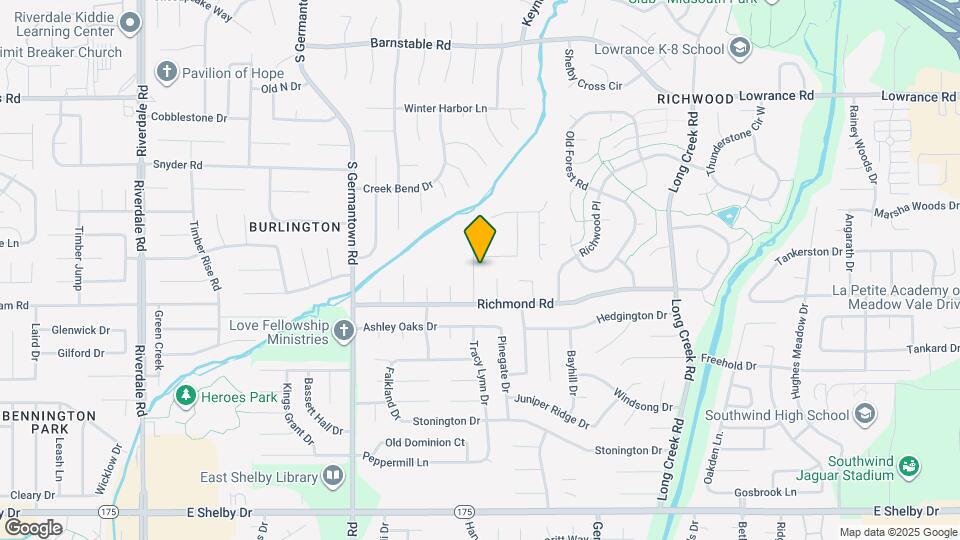 4378 Bunker Hill Dr Map and Location Details