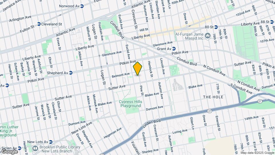 MULTIFAMILY -EAST NEW YORK Mapa y Detalles de la Ubicación