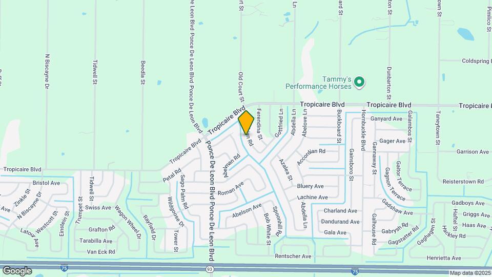 5837 Babian Rd Map and Location Details