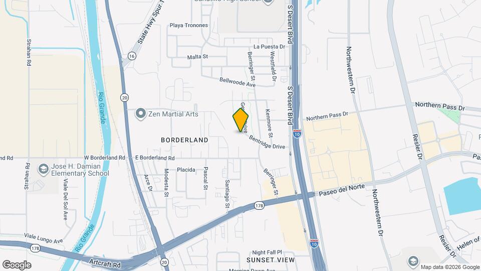 370 Bentridge Drive Map and Location Details