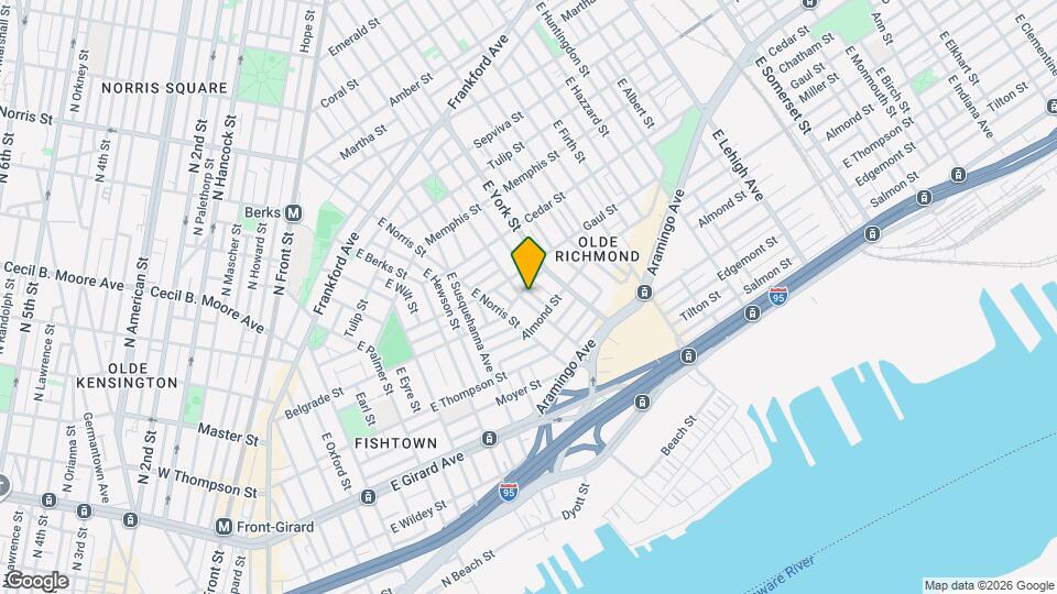 2545 E Dauphin St Map and Location Details