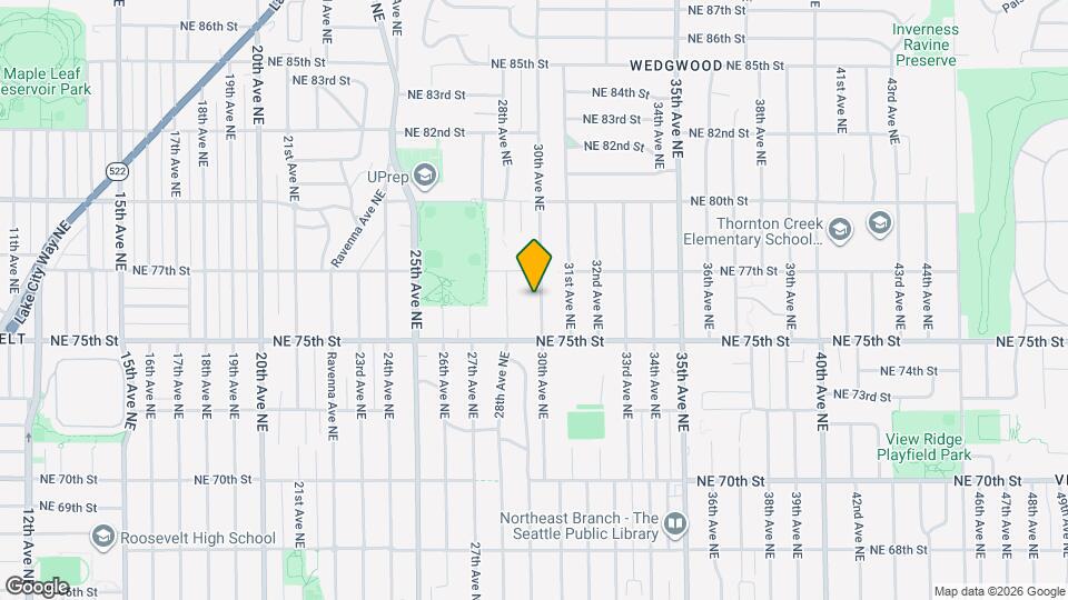 7533 30th Ave NE Map and Location Details