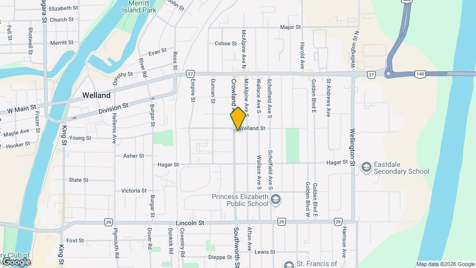 150 Crowland Ave Map and Location Details