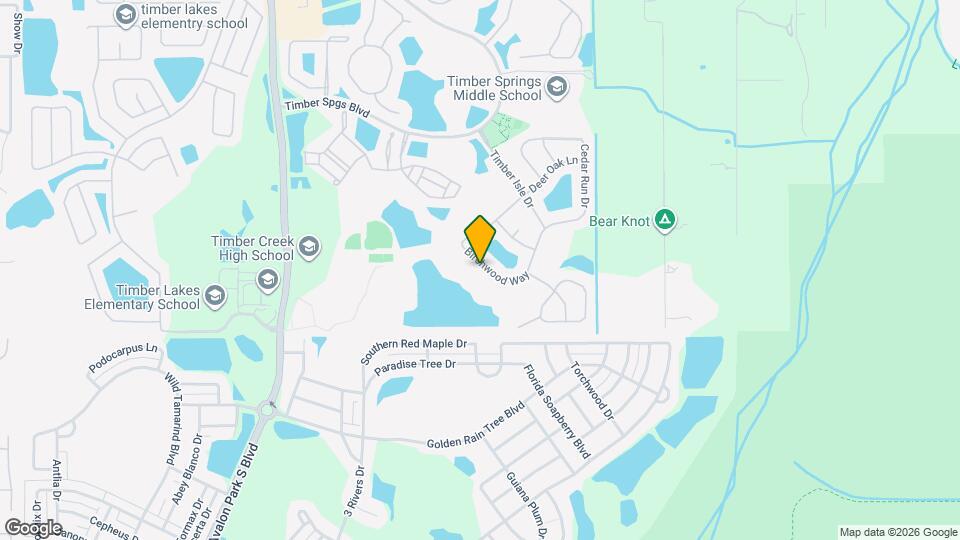 16208 Birchwood Way Mapa y Detalles de la Ubicación