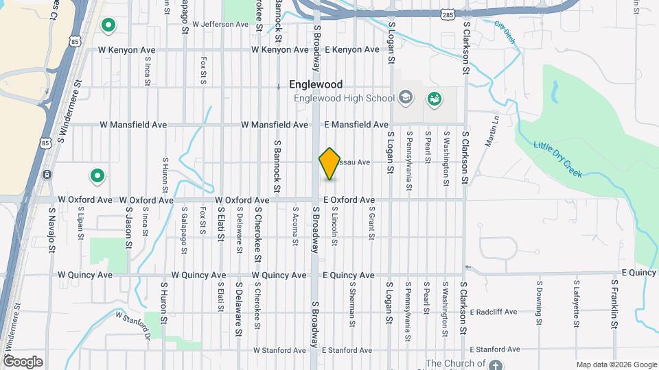 4053 S Lincoln St Map and Location Details