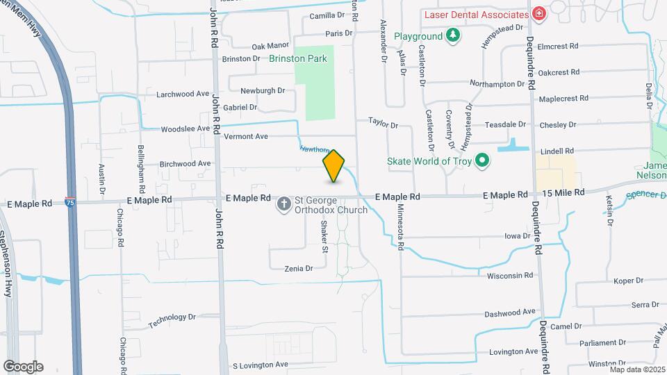 2363 E Maple Rd Map and Location Details