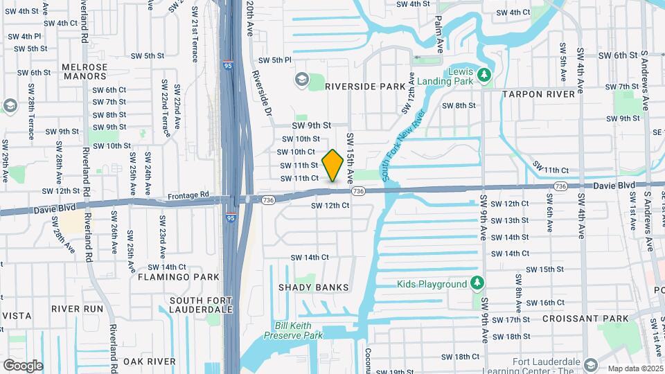 1551 Davie Blvd Map and Location Details