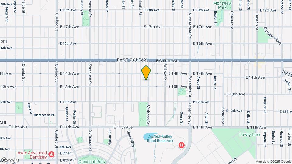 1321 Verbena St, Unit B Mapa y Detalles de la Ubicación