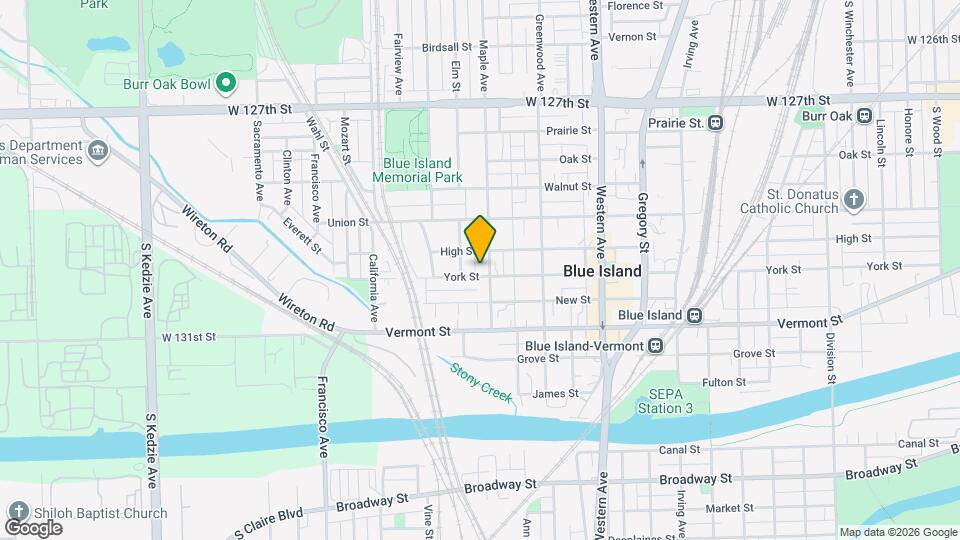 12954 Maple Ave, Unit 2 Mapa y Detalles de la Ubicación