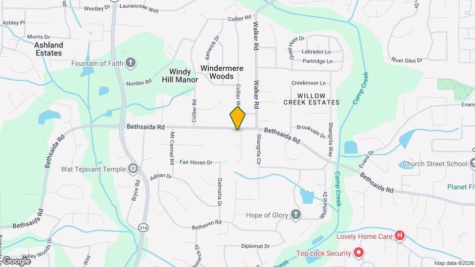 1474 Bethsaida Rd Map and Location Details