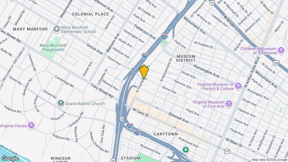 3551 Grove Ave Map and Location Details