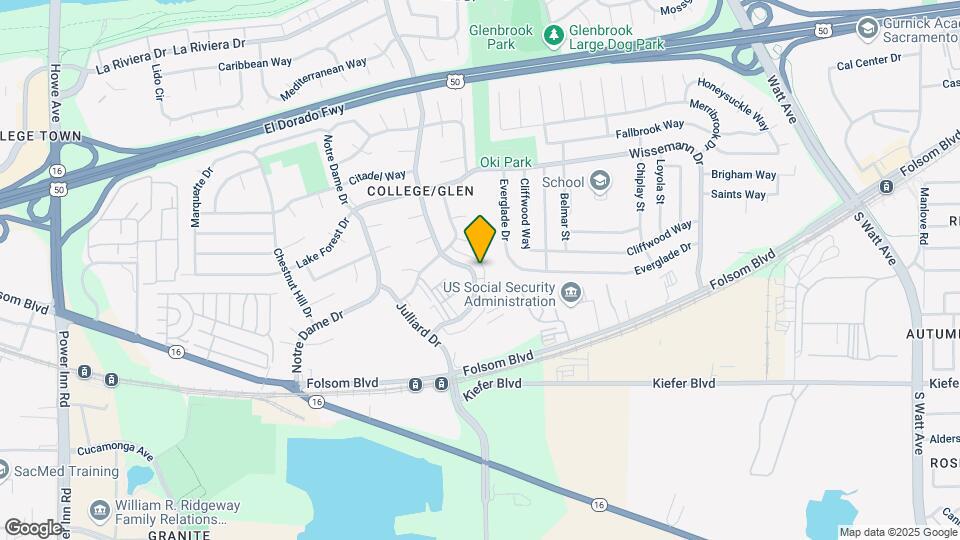 3125 Occidental Dr Map and Location Details