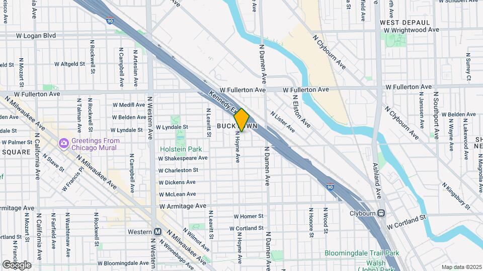 2223 N Hoyne Ave Map and Location Details