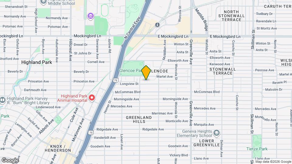 5419 Longview St Map and Location Details