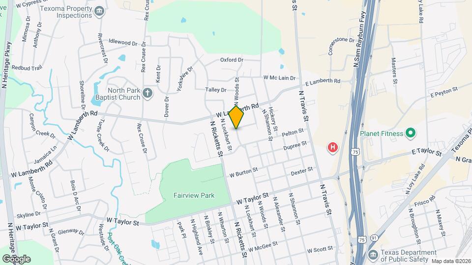 2301 N Woods St Map and Location Details