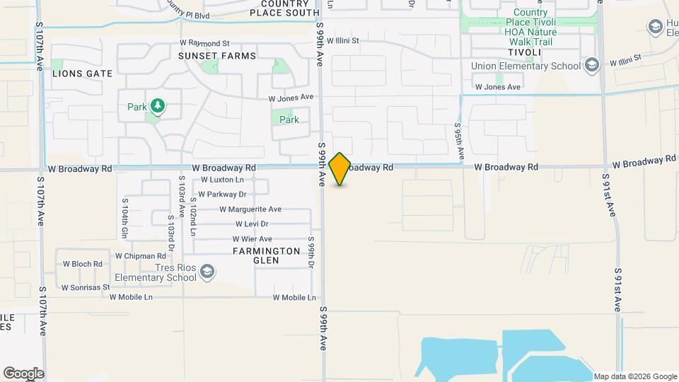 9834 W Parkway Dr Mapa y Detalles de la Ubicación