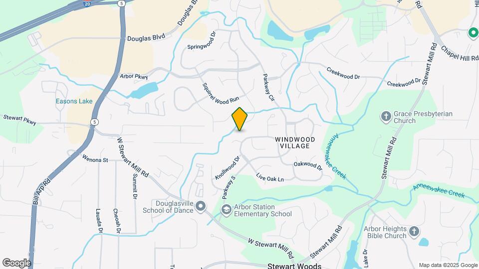 6800 Brookwood Ct Map and Location Details