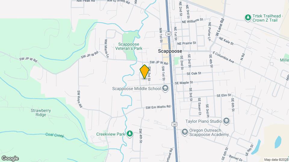 33321 SW Maple St Map and Location Details