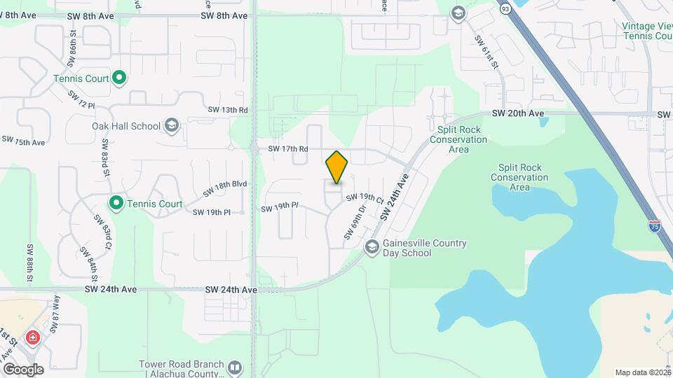 7004 SW 18th Pl Map and Location Details