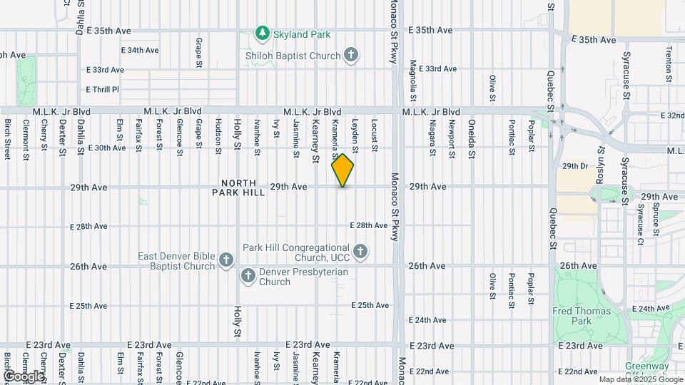 2880 Krameria St Map and Location Details