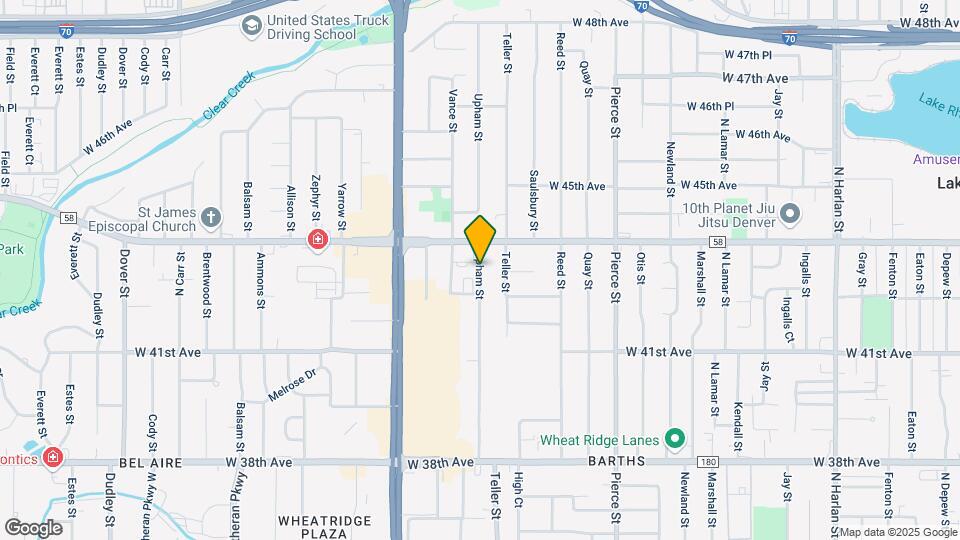 4344 Upham St Map and Location Details