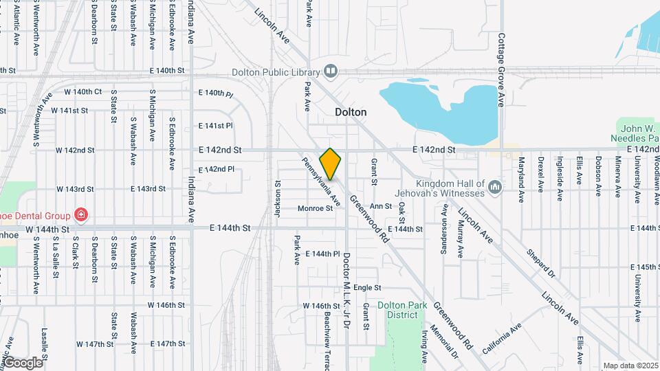 14261 S Pennsylvania Ave Map and Location Details