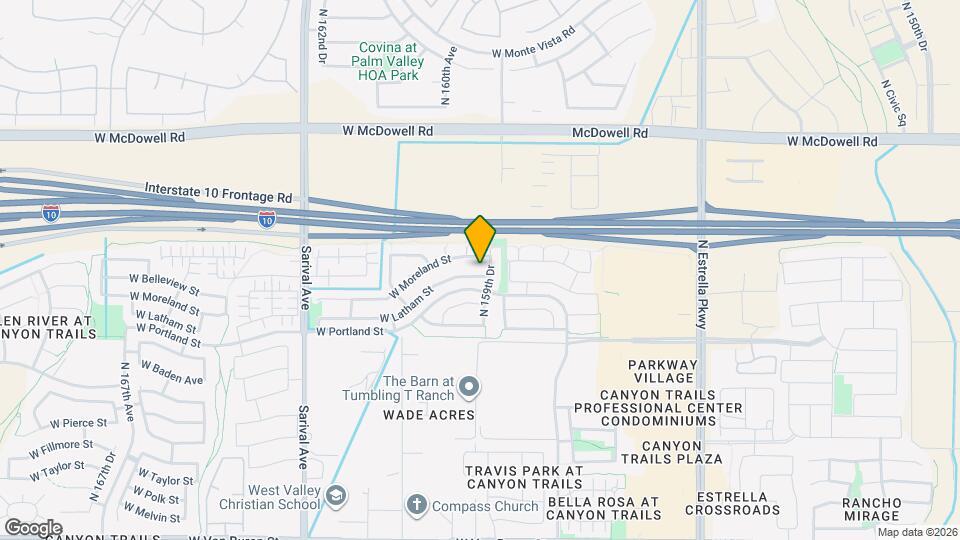 15948 W Latham St Map and Location Details