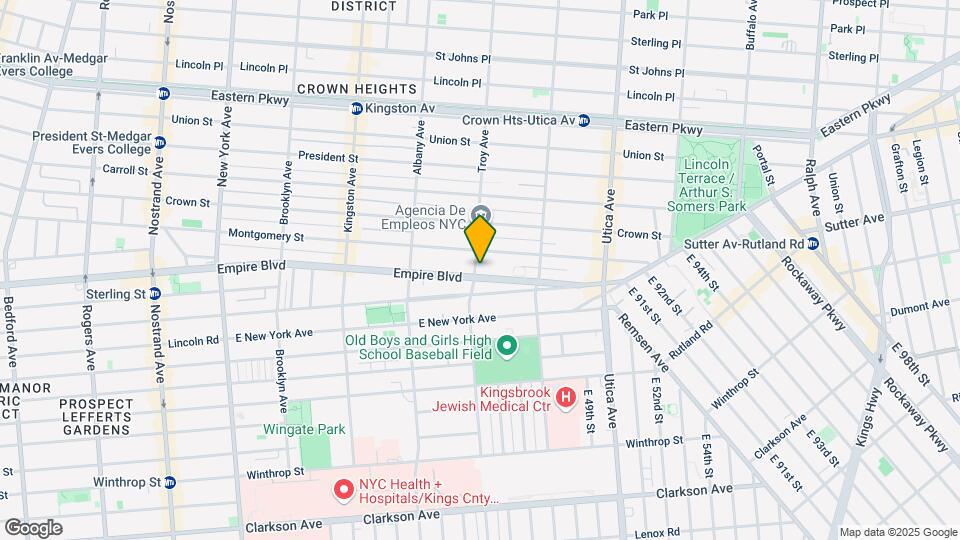 757 Empire Blvd Map and Location Details