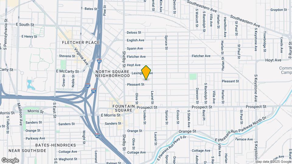 1302 Pleasant St, Unit B Map and Location Details