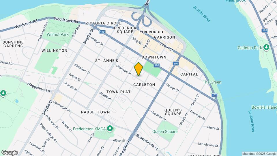 459 Charlotte St Map and Location Details