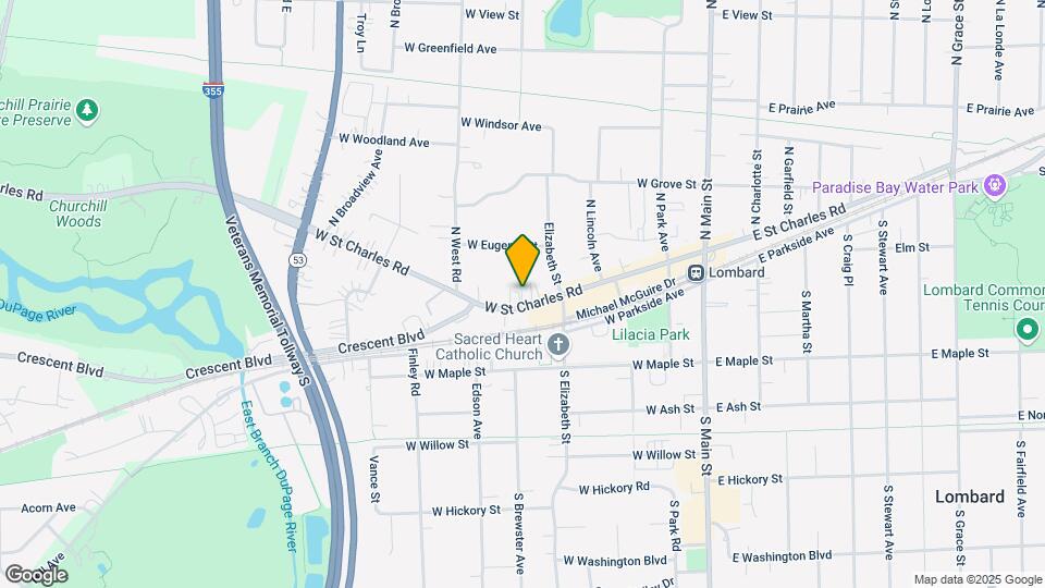 328 W St Charles Rd Map and Location Details
