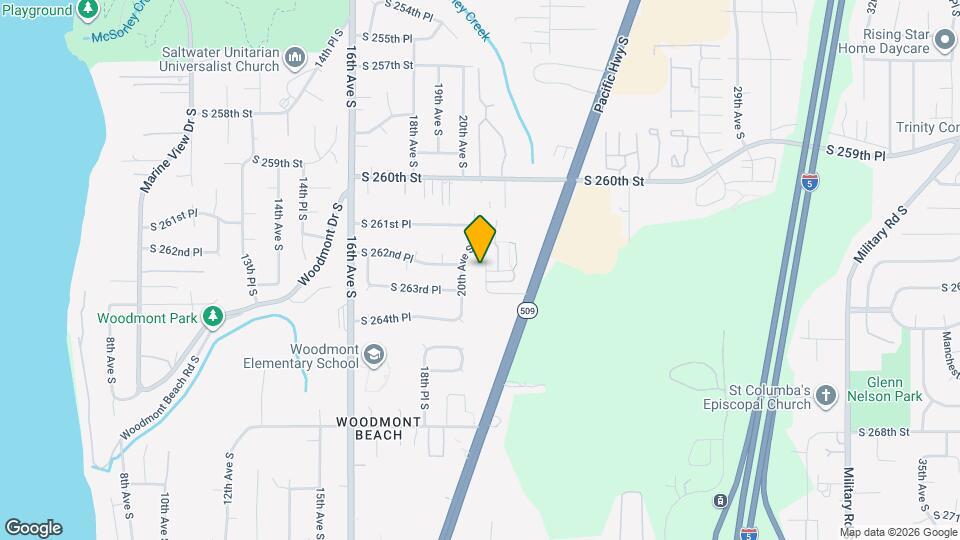 26195 21st Pl S Map and Location Details