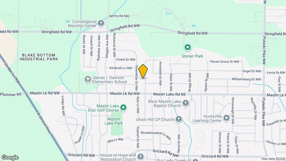 3513 Rosedale Dr NW Map and Location Details
