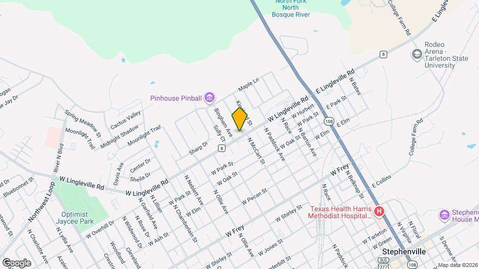 1702 N McCart St Map and Location Details