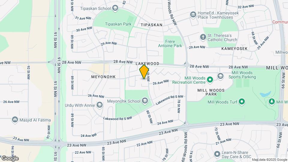 2574 79 St NW Map and Location Details