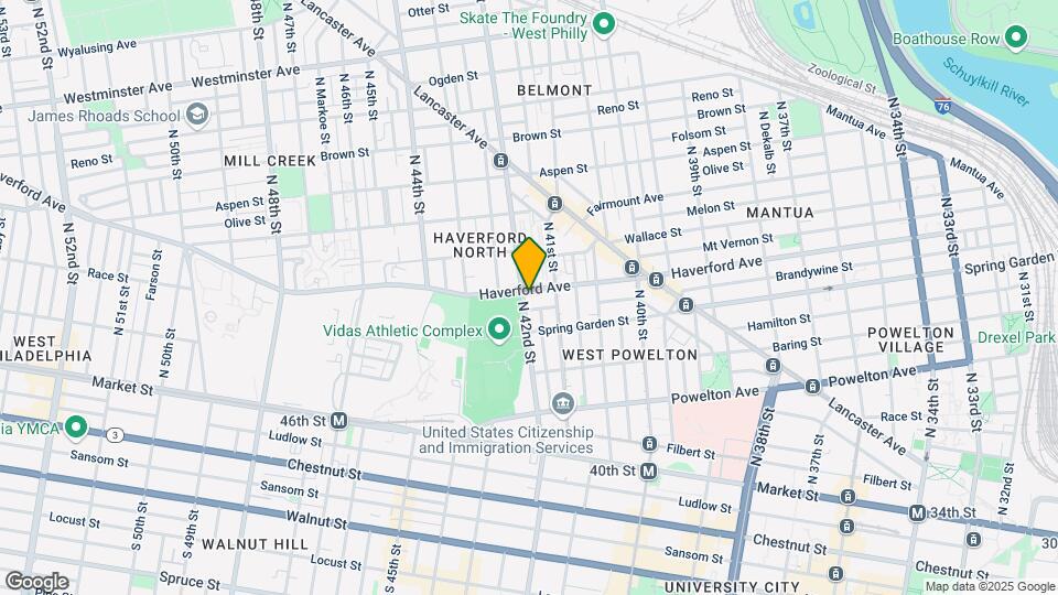 4124 Haverford ave Map and Location Details