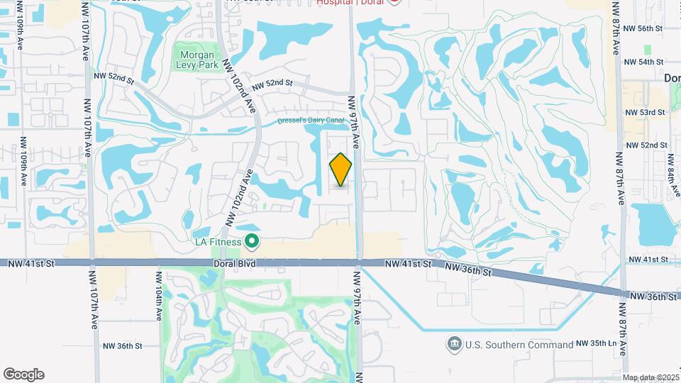 9742 NW 46th Terrace Map and Location Details