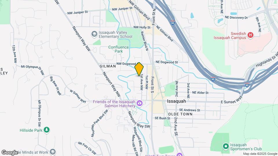 195 1st Ave NW Map and Location Details