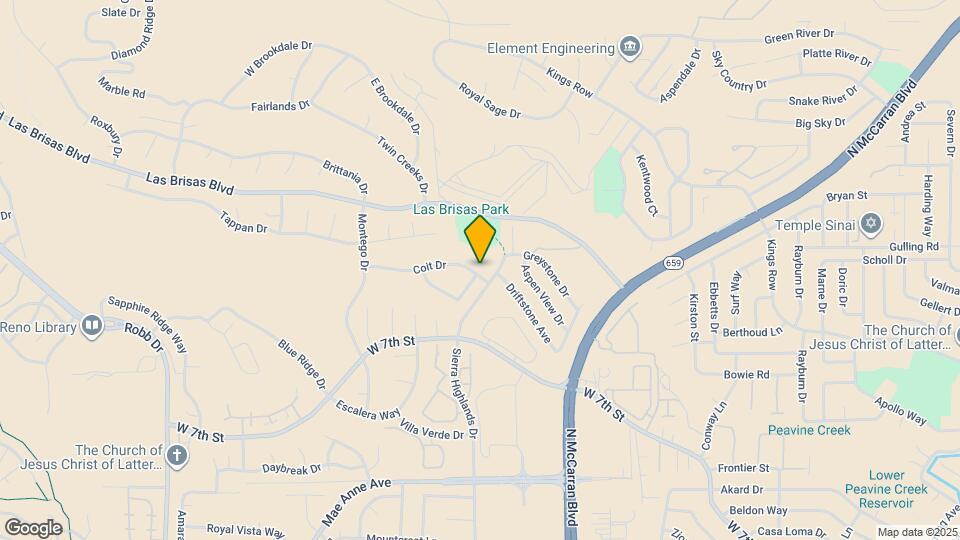 5211 Coit Dr Map and Location Details