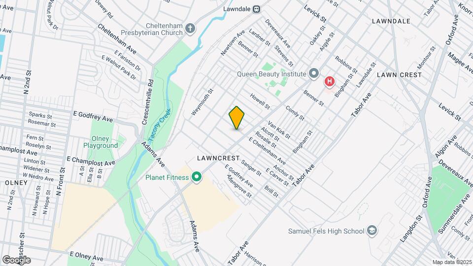 440 E Cheltenham Ave, Unit 1 Mapa y Detalles de la Ubicación