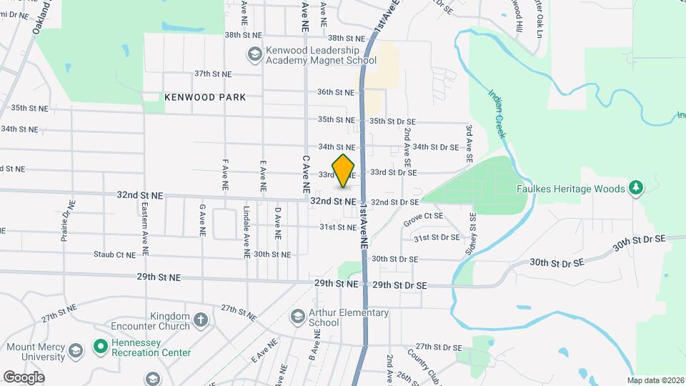 126 32nd St NE Map and Location Details