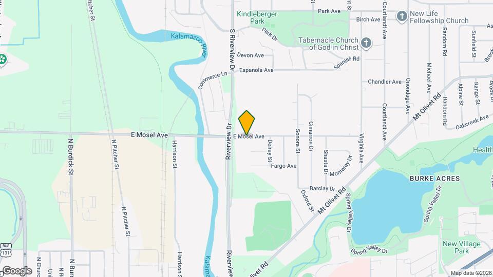 1030 E Mosel Ave Map and Location Details